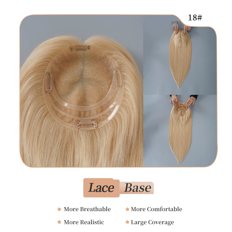 
                      
                        5.5x6 Swiss Lace Topper Hair| Ash Blonde(#18)
                      
                    