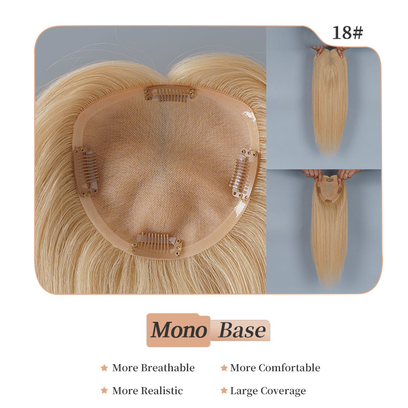 
                      
                        5x5 Mono Topper Hair| Ash Blonde (#18)
                      
                    