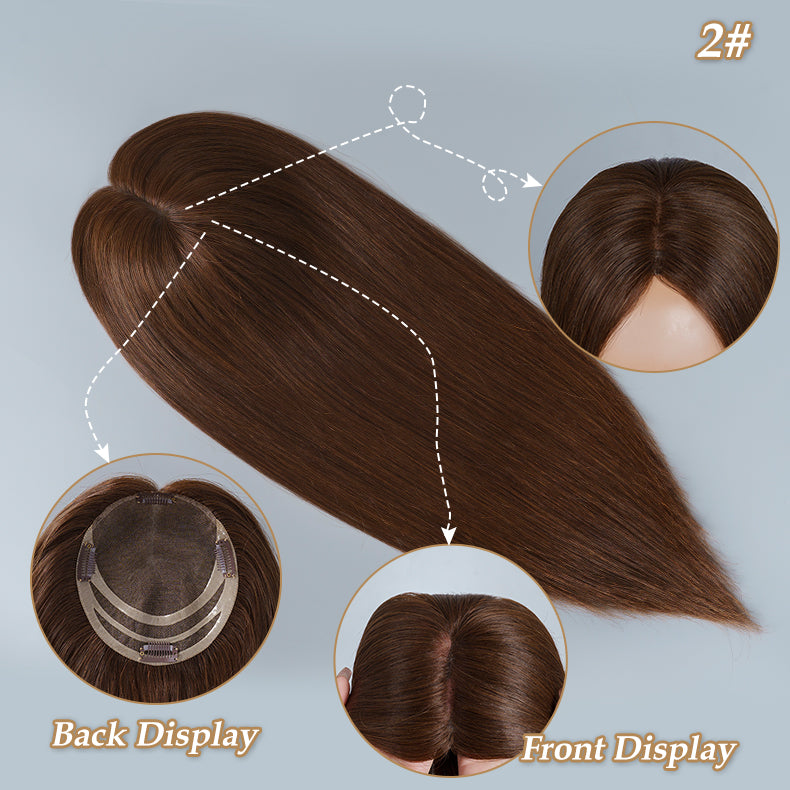 
                      
                        5.5x6 Swiss Lace Topper Hair| Dark Brown(#2)
                      
                    