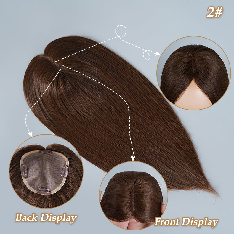 
                      
                        5x5 Mono Topper  Hair| Dark Brown (#2)
                      
                    