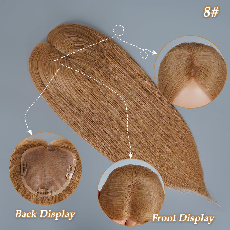 
                      
                        5x5 Mono Topper Hair| Medium Blonde (#8)
                      
                    