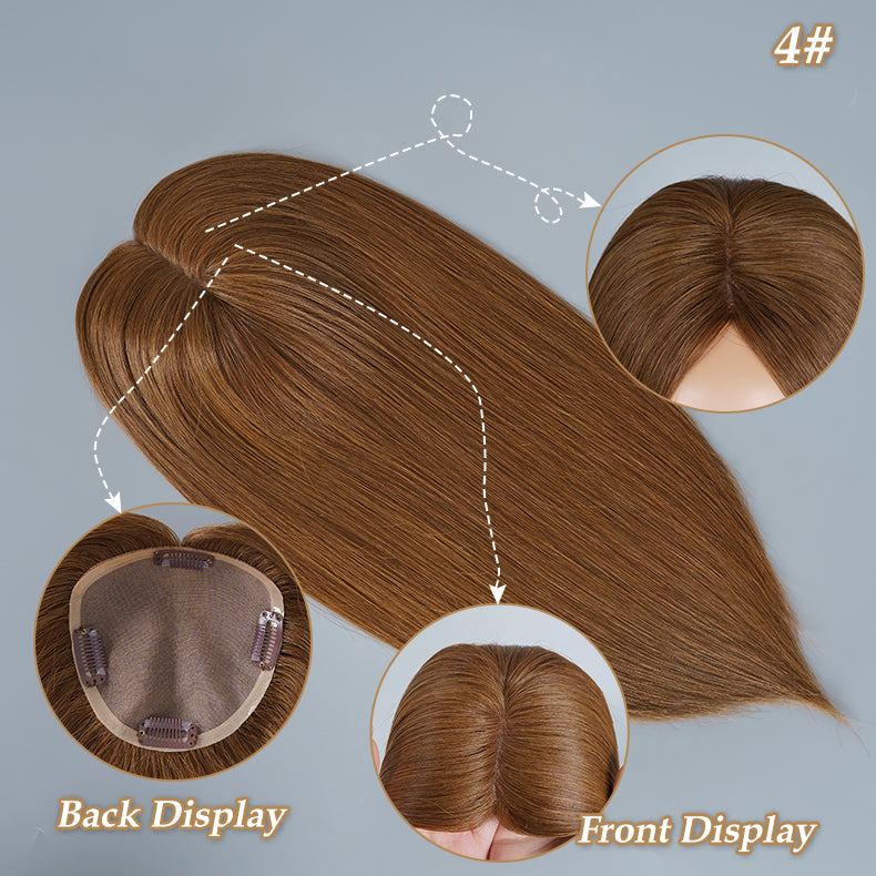 
                      
                        5x5 Mono Topper  Hair| Chocolate Brown (#4)
                      
                    