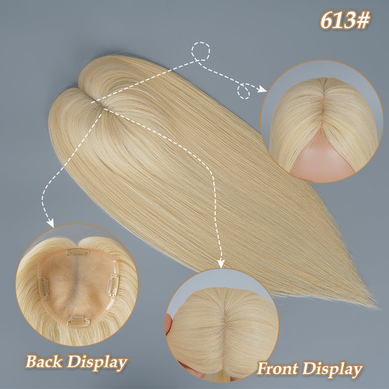 
                      
                        5x5 Mono Topper Hair| Bleach Blonde(#613)
                      
                    