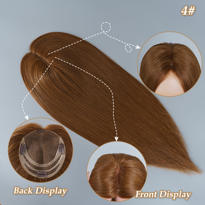 
                      
                        5.5x6 Swiss Lace Topper Hair| Chocolate Brown(#4)
                      
                    