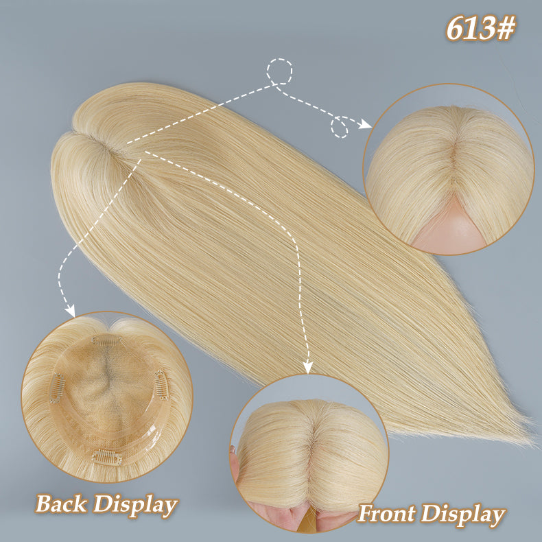 
                      
                        5.5x6 Swiss Lace Topper Hair| Bleach Blonde(#613)
                      
                    