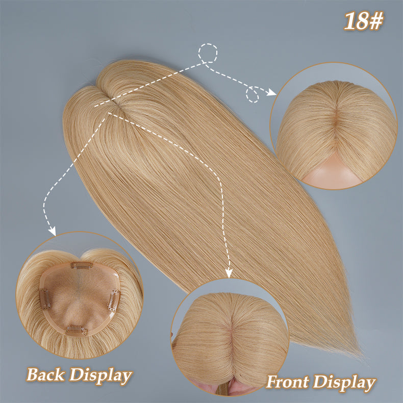 
                      
                        5x5 Mono Topper Hair| Ash Blonde (#18)
                      
                    