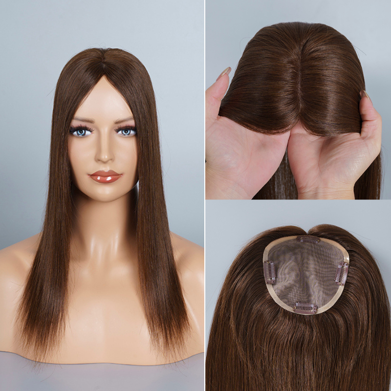 
                      
                        5x5 Mono Topper  Hair| Dark Brown (#2)
                      
                    