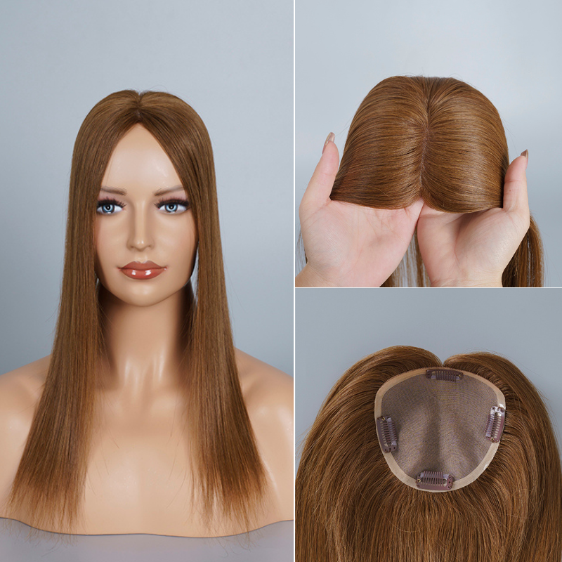 
                      
                        5x5 Mono Topper  Hair| Chocolate Brown (#4)
                      
                    