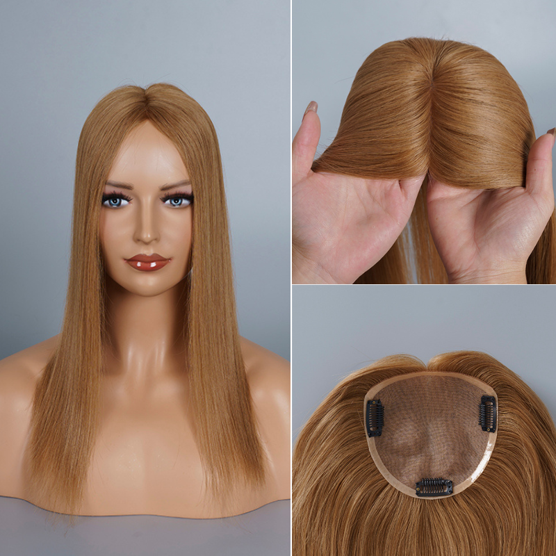 
                      
                        5x5 Mono Topper Hair| Light Brown (#6)
                      
                    