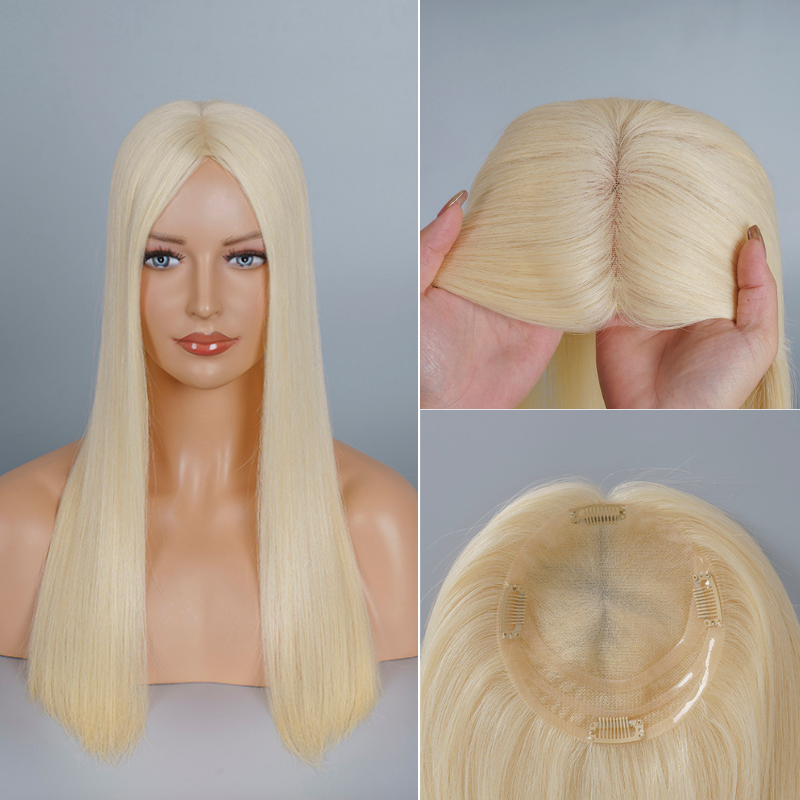 
                      
                        5.5x6 Swiss Lace Topper Hair| Highlighted Bleach Blonde(#1001)
                      
                    