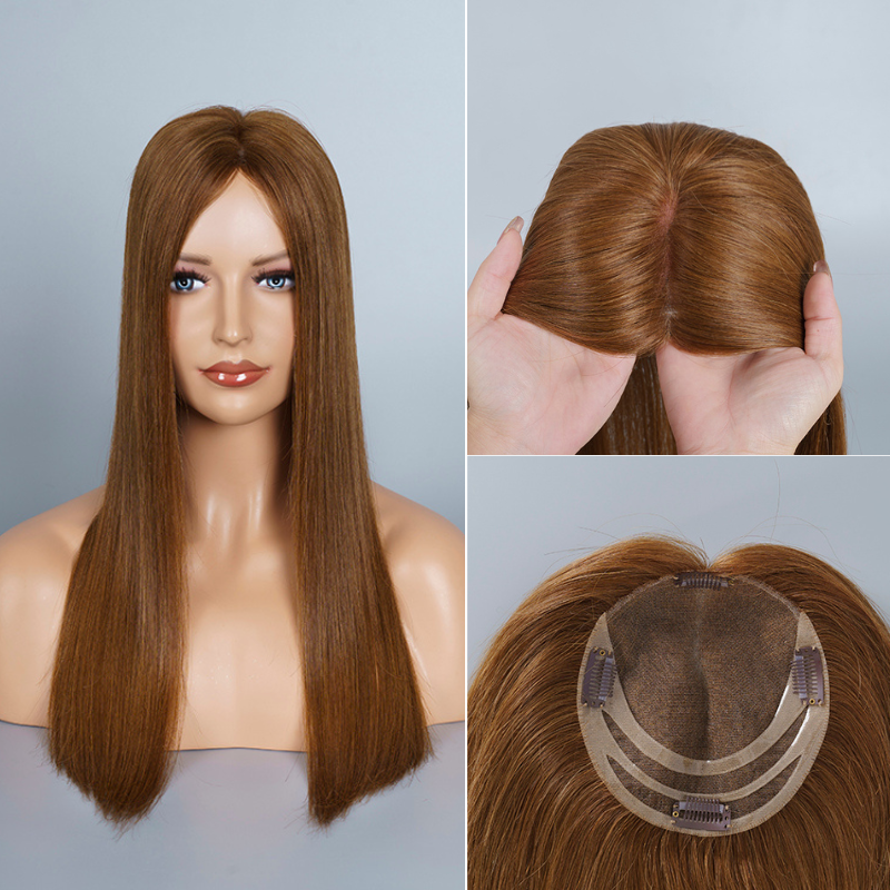 
                      
                        5.5x6 Swiss Lace Topper Hair| Chocolate Brown(#4)
                      
                    