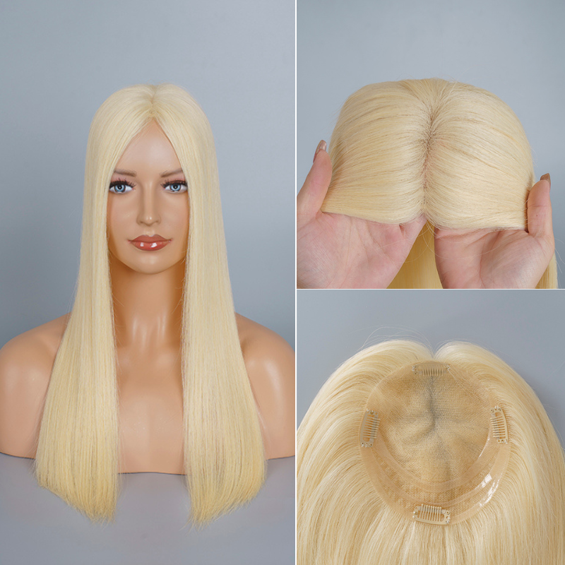 
                      
                        5.5x6 Swiss Lace Topper Hair| Bleach Blonde(#613)
                      
                    