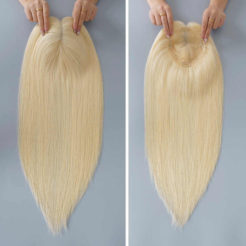 
                      
                        5.5x6 Swiss Lace Topper Hair| Bleach Blonde(#613)
                      
                    