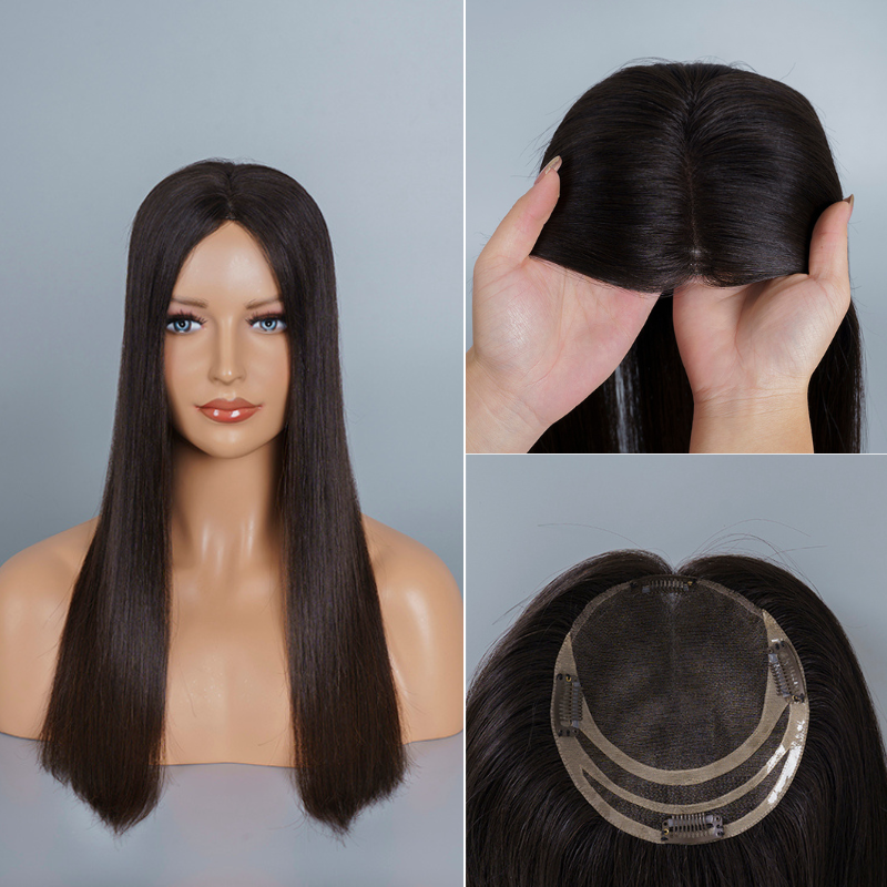 
                      
                        5.5x6 Swiss Lace Topper Hair| Natural Black(#NC)
                      
                    